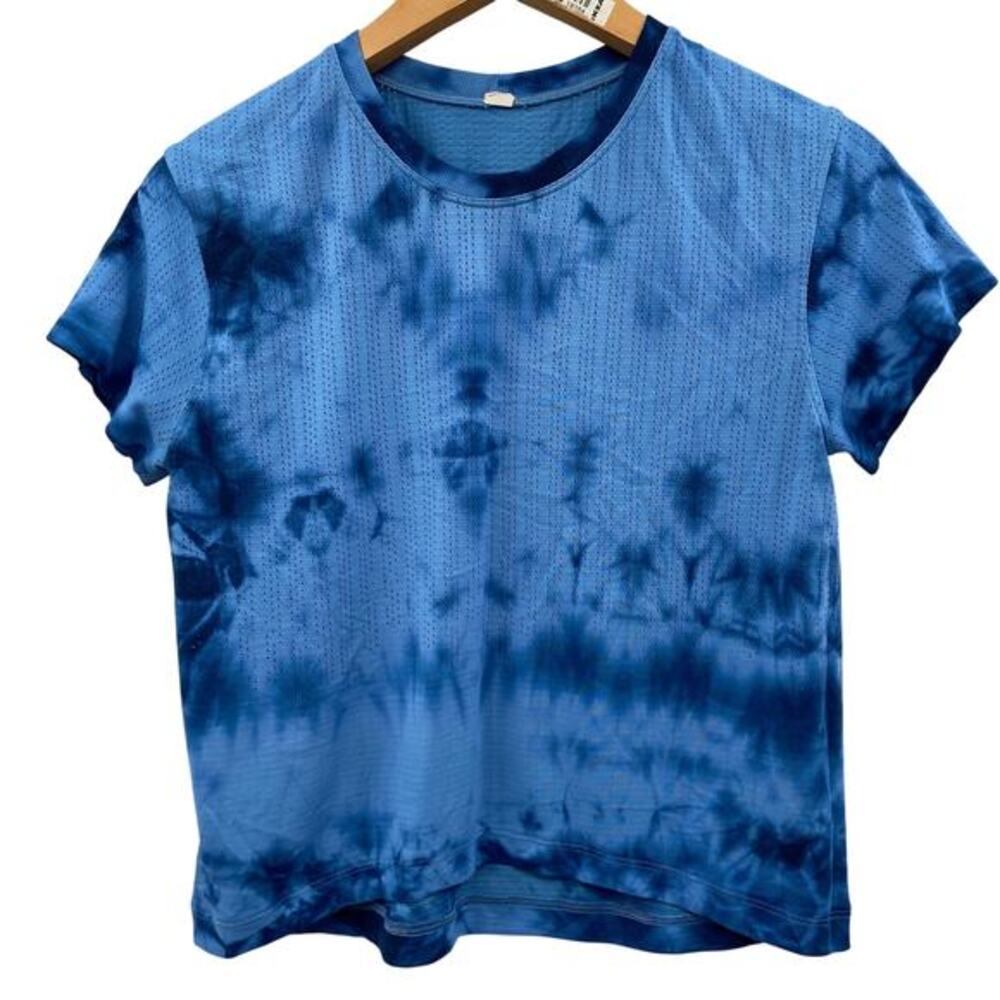 Lululemon‎ blue tie dye train to be tee